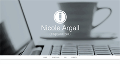 Desktop Screenshot of nicoleargall.com